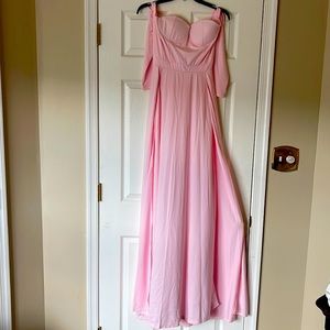 Selling this pink JOYFUNEAR dress. Size: M